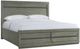 Elements International Zig Gray King Bed-0