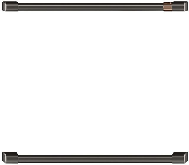 Café™ Brushed Black Double Wall Oven Handles-0