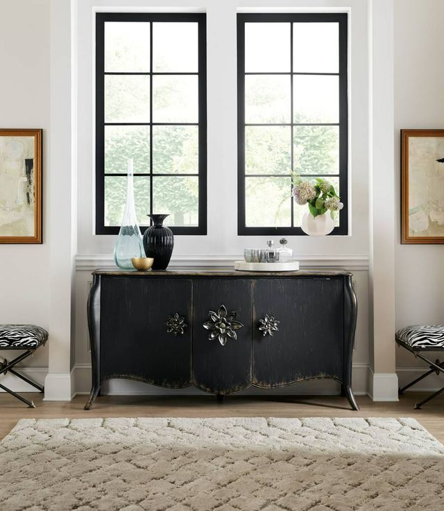 Hooker® Furniture Sanctuary II Bien Ame Porte Noir Buffet-1