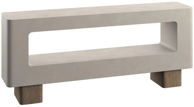 Bernhardt Casa Paros Bedrock Console Table with Playa Base-0