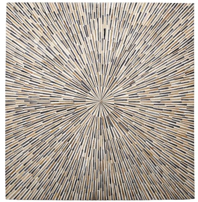 Home Trends & Design Taara Gray Septarian/White Coffee Table-2