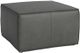 Bassett® Furniture Customizable Rhonda 40" Square Leather Ottoman-0