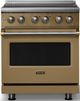 Viking® 5 Series 30" Golden Hour Pro Style Induction Range with Brushed Brass Trim-0