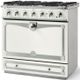 La Cornue CornuFe 90 Albertine 36" Pure White Pro Style Dual Fuel Range-0