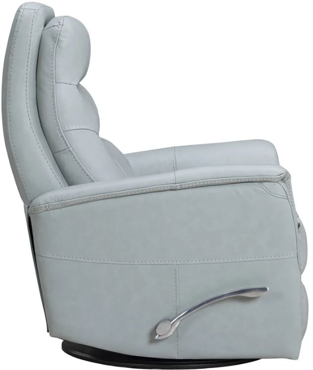 Parker House® Gemini Autumn Aqua Manual Swivel Glider Recliner-4
