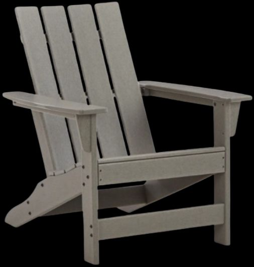 Signature Design by Ashley® Visola Gray Adirondack Outdoor Chair-0