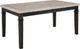 Elements International Greystone Marble Dining Table-0