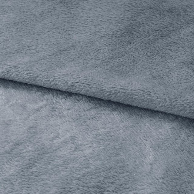 Olliix by Clean Spaces Antimicrobial Plush Blue KIng Blanket-1