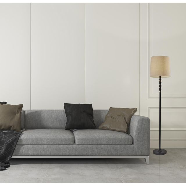 Adesso® Rodney Black Floor Lamp-3