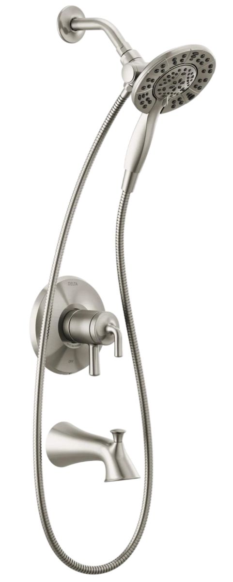 Delta Kayra® Monitor® 17 Series Stainless Two-in-One Tub and Shower Trim-0