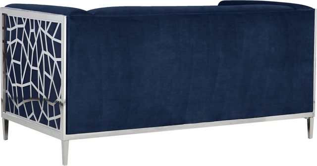 Meridian Furniture Opal Navy Velvet Loveseat-2