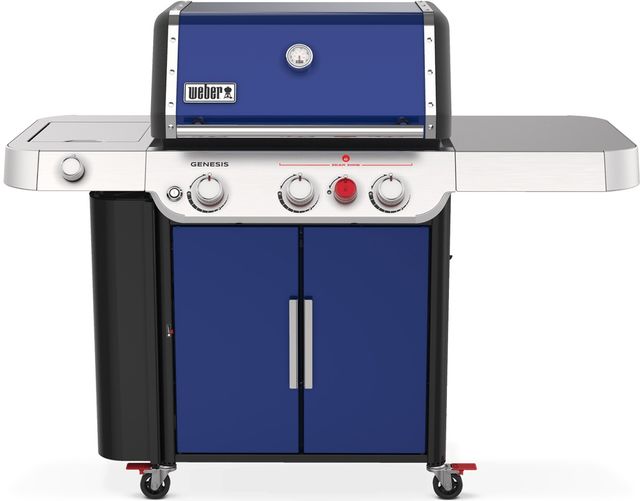 Weber® Genesis 3-Burner Deep Oean Blue Freestanding Liquid Propane Gas Grill-0