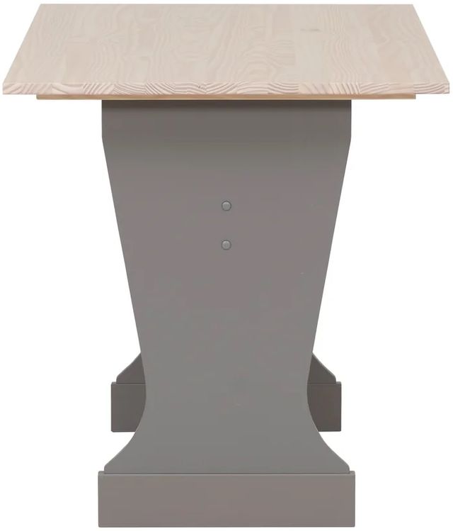 Linon Norah Gray/Maple Trestle Table-4