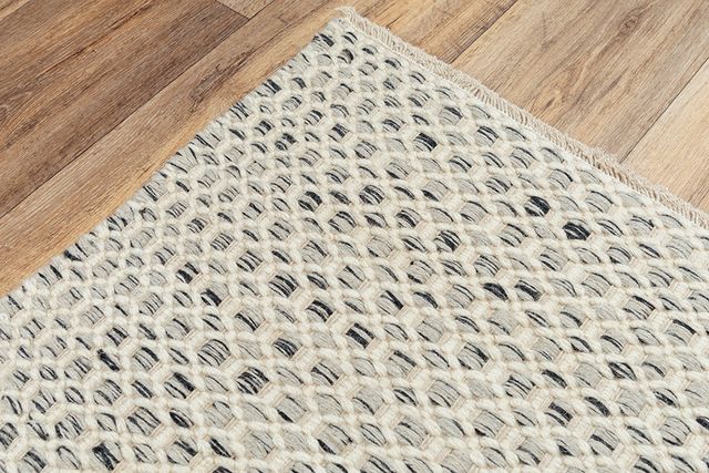 Rizzy Home Windsor Gray 5'x8' Rectangular Rug-1