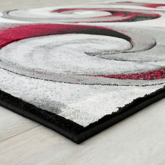 Furniture of America® Niksar Red 5'x7' Area Rug-4