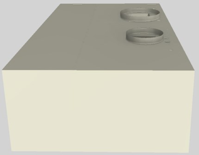 Vent-A-Hood® 42" Biscuit Wall Mounted Range Hood-1