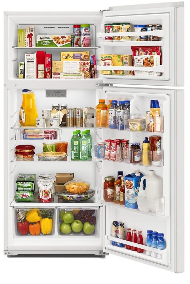Whirlpool® 28 in. 16.3 Cu. Ft. White Top Freezer Refrigerator-3