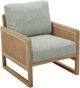 KUKAHOME Pacifica Brown/Lila Moss Accent Chair-0