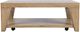 Jofran Inc. Laurel Creek Natural Castered Leg Cocktail-1