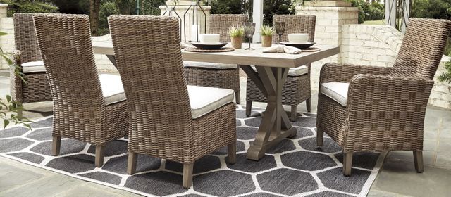 Clearance Signature Design by Ashley® Beachcroft 7-Piece Beige Dining Set-1
