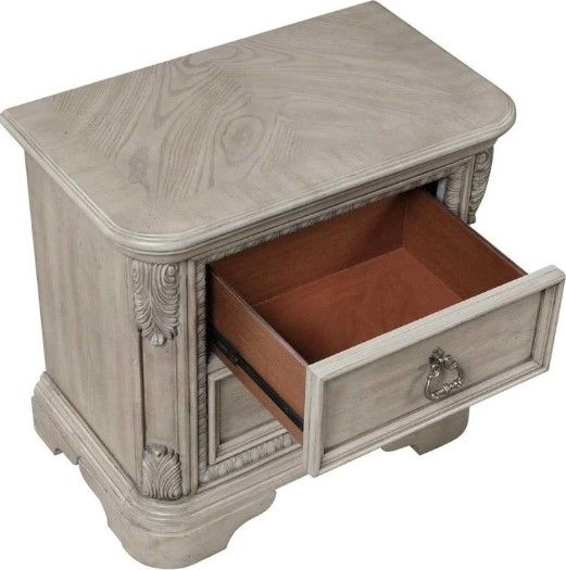 Bernards Coventry Gray Nightstand-2