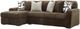 Signature Design by Ashley® Midnight-Madness 2-Piece Chocolate Left-Arm Facing Sectional and Chaise-0