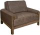 International Furniture Direct Sedona Chocolate Brown Armchair-0