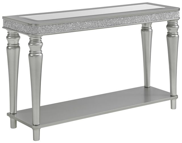 Elements International Avril Silver Sofa Table-0