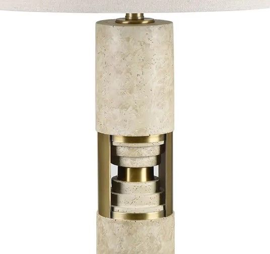 Crestview Collection Decker 2-Piece Beige Table Lamp Set-2