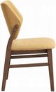 ACME Furniture Sarha 2-Piece Yellow/Walnut Upholstered Dining Side Chair Set-4