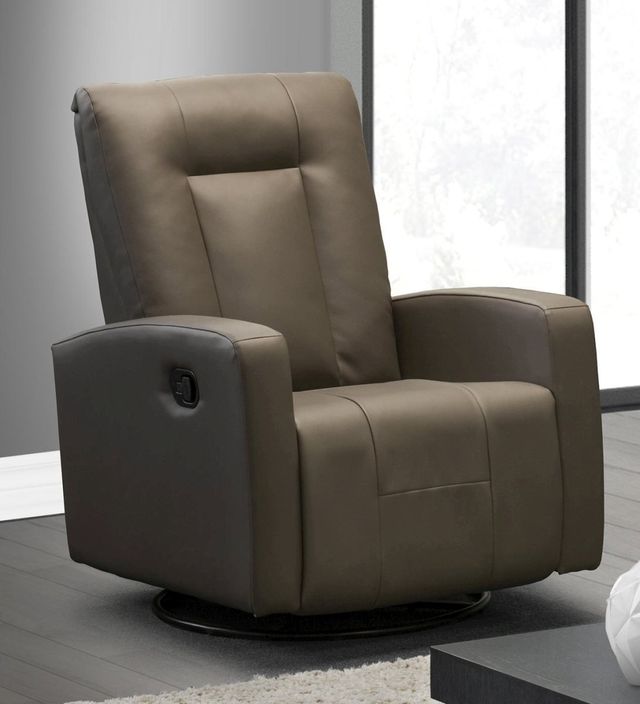 Elran Liam Brown Swivel Rocker Recliner-0