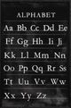 Stylecraft Alphabet Black Wall Art-1