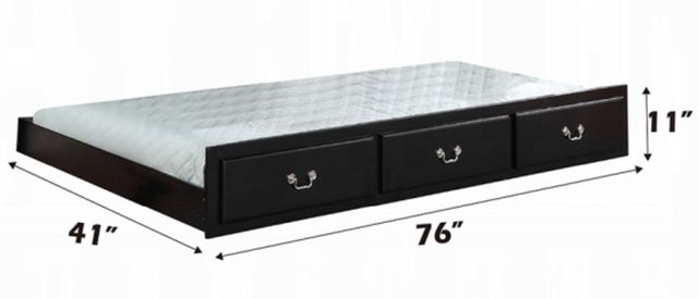 ACME Furniture Bailee Black Twin Trundle-2