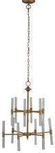 A & B Home Idony Chrome/Gold Chandelier-0