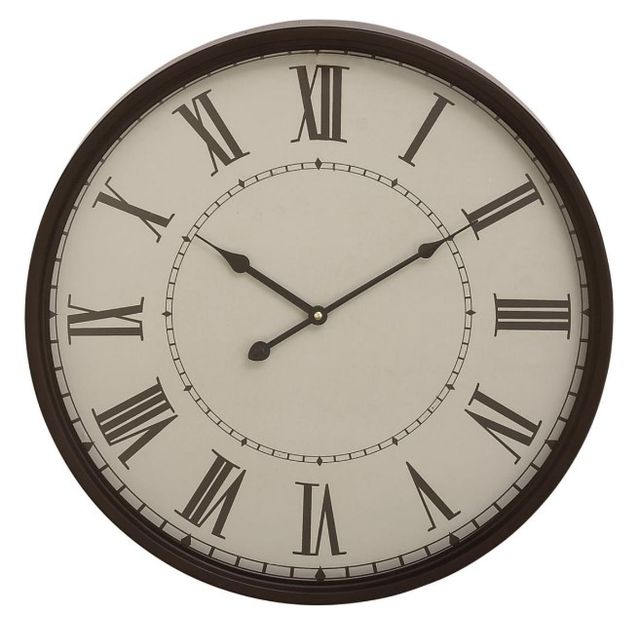 Deco Marche White 20'' Wall Clock-0