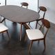 Furniture of America® Hammel Rich Walnut Dining Table-4
