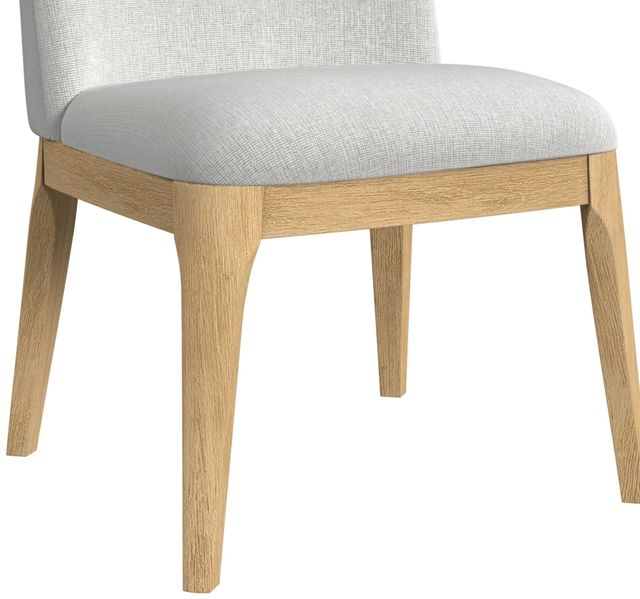 Elements International Rosalie Gray/Natural Dining Side Chair-2