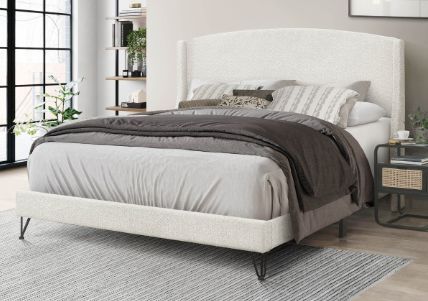 Milton Greens Stars Beige Full Platform Bed-0