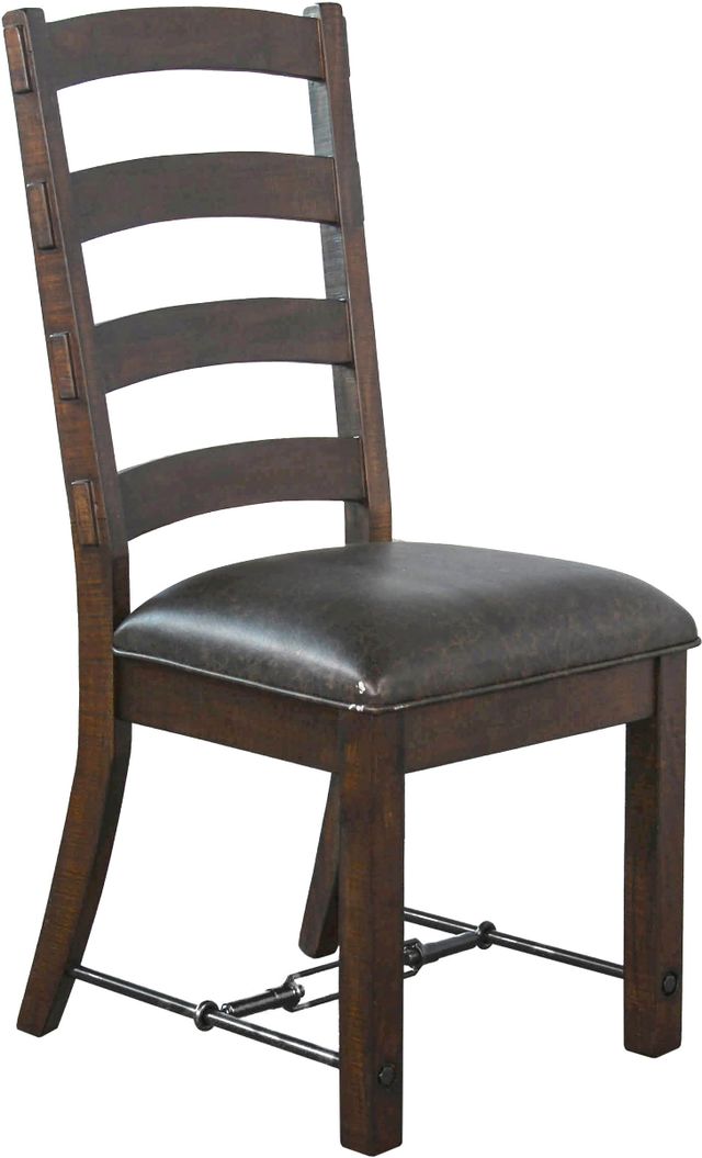 Sunny Designs™ Homestead Tobacco Leaf Ladderback Chair, Cushion Seat