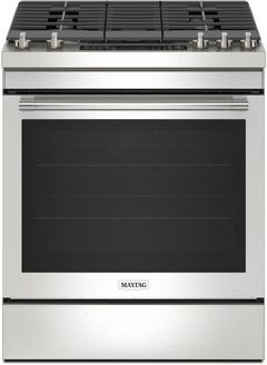 Maytag® 30" FingerPrint Resistant Stainless Steel Slide In Gas Range