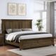 New Classic® Home Furnishings Sunstone Walnut Queen Panel Bed-1