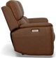 Flexsteel® Henry Caramel Power Reclining Loveseat with Power Headrests and Lumbar-3