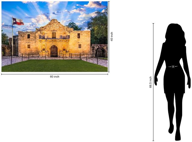 Classy Living Alamo San Antonio TX Wall Art-2