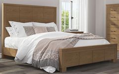 Lit platforme double Meubles JLM Oslow - Canne