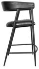 Classic Home Preston Black/Jet Black 26" Counter Stool-4