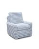 Chairs America Fluffy Grey Swivel Chair-0