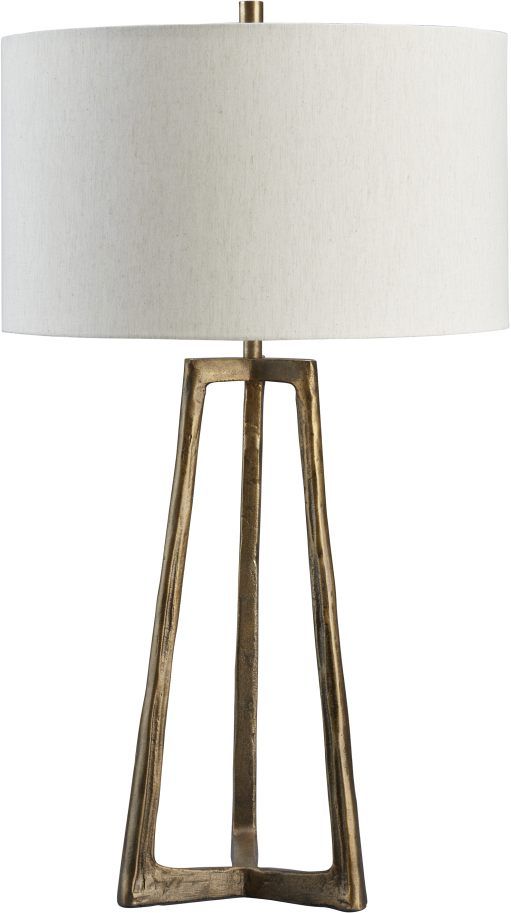 Signature Design by Ashley® Wynlett Antique Brass Table Lamp-0