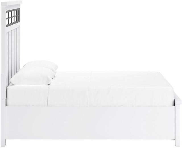 Benchcraft® Ashbryn White Queen Storage Panel Bed-3