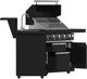FORNO® All’Aperto 99" Black Outdoor Kitchen Kit-4