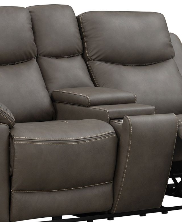 Behold™ Home Sante Fe Graphite Single Power Console Loveseat-1